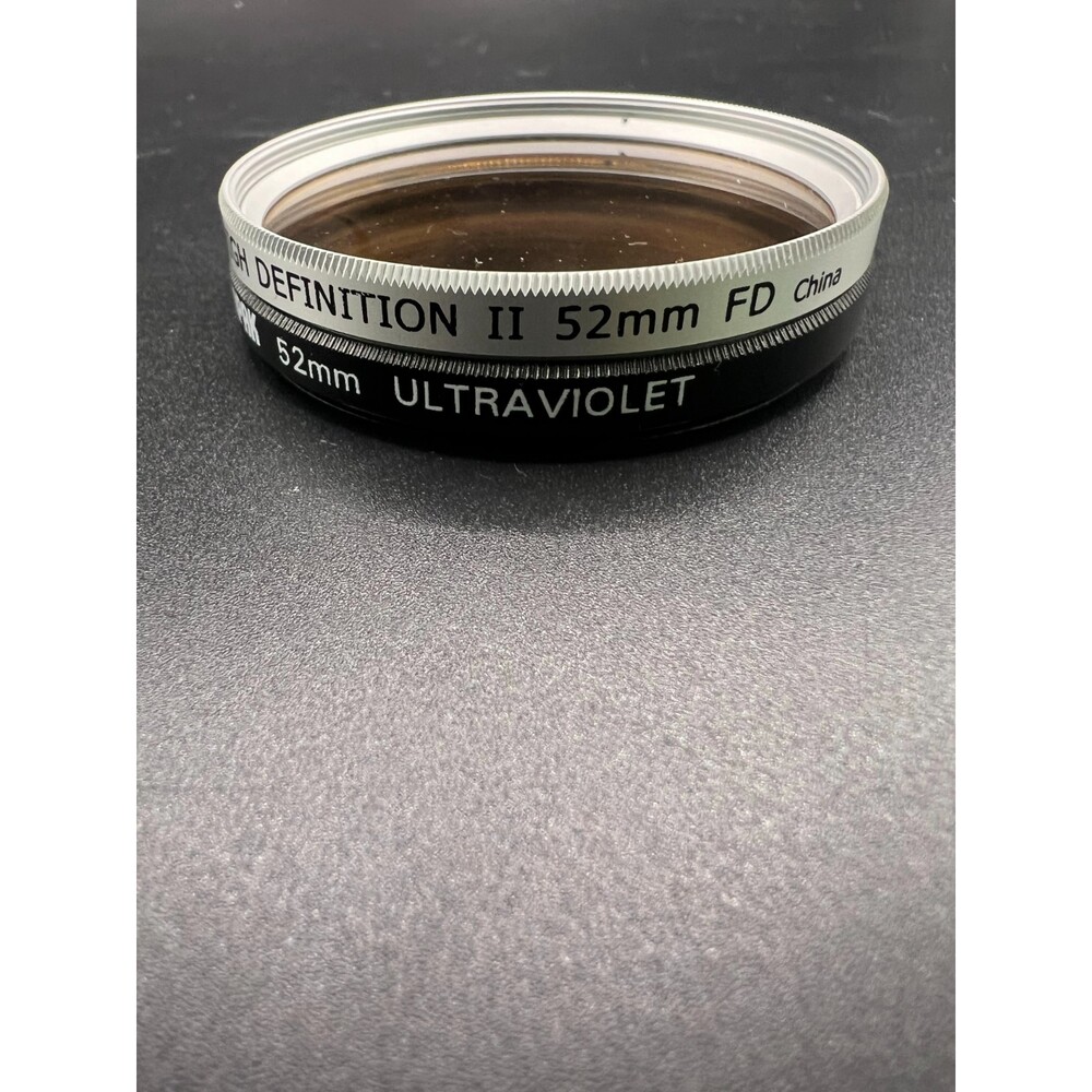 Opteka Camera Filter HD High Definition II 52mm Sunpak 52mm Ultraviolet